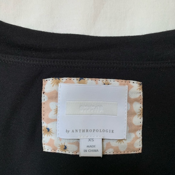 Anthropologie black off the shoulder top - Picture 5 of 6